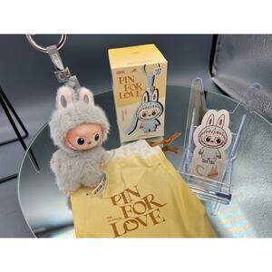Pop Mart Pin for Love Labubu “C” “Charming” The Monsters